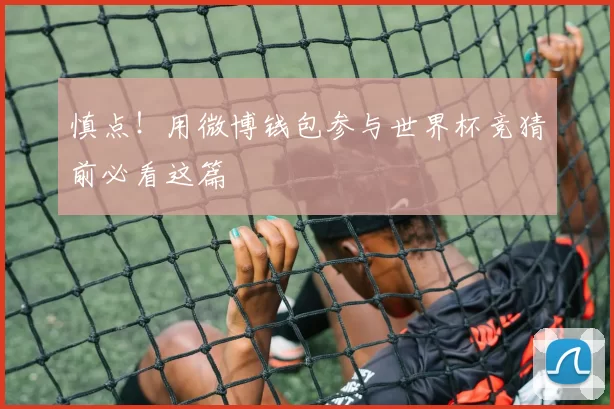 慎点!用微博钱包参与世界杯竞猜前必看这篇