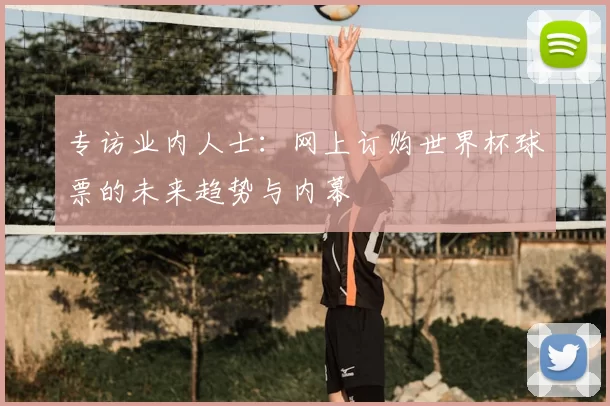 专访业内人士:网上订购世界杯球票的未来趋势与内幕